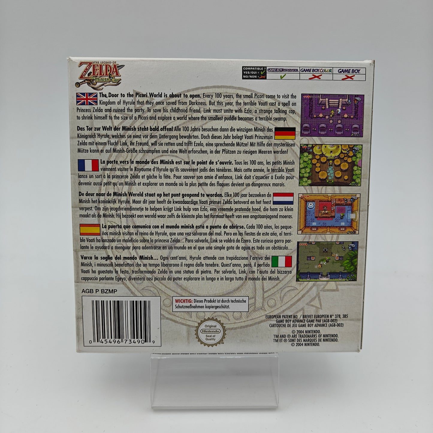 The legend of Zelda - The Minish Cap - Gameboy Advance
