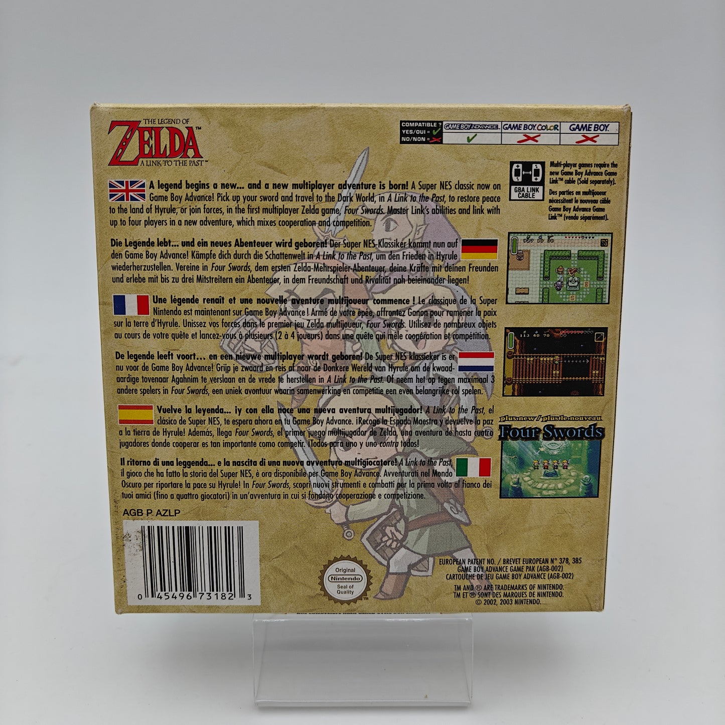 The legend of Zelda - A Link to the Past - Gameboy Advance