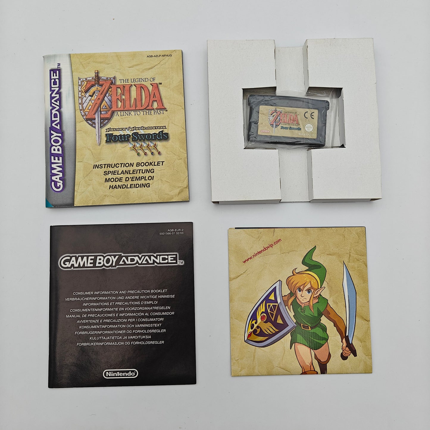 The legend of Zelda - A Link to the Past - Gameboy Advance