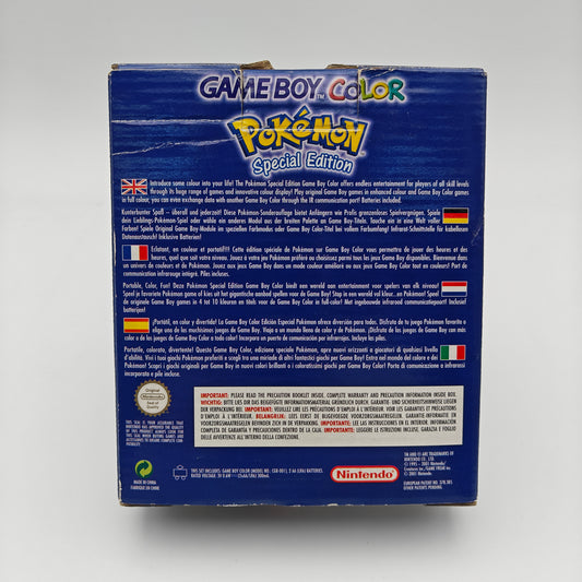 Gameboy Color Pokémon Special Edition