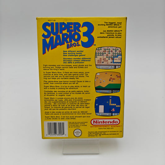 Super Mario Bros 3 - Nintendo Entertainment System