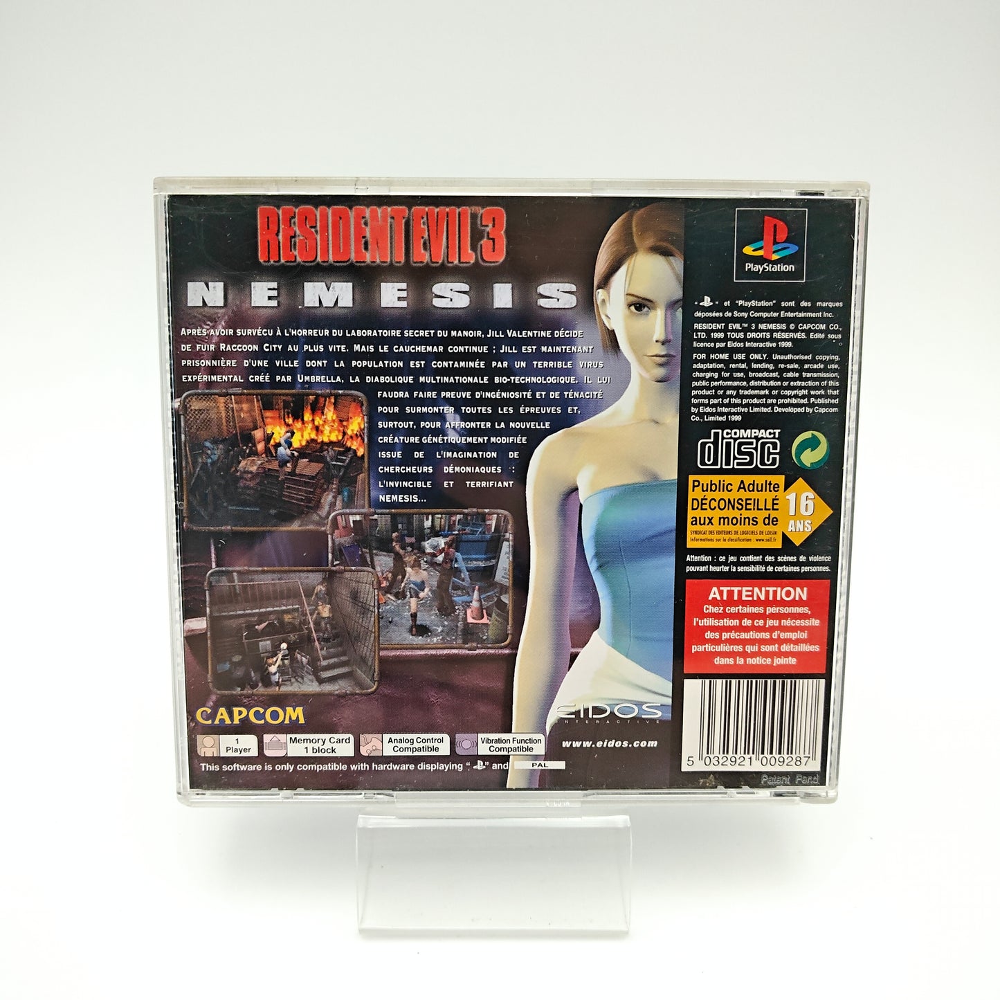 Resident Evil 3 Nemesis - Playstation 1