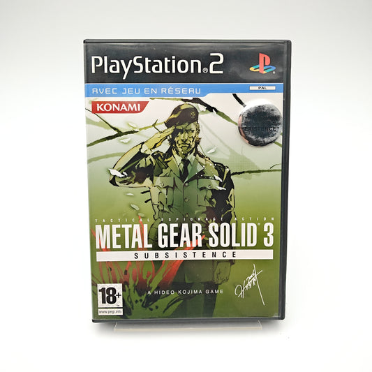 Metal Gear Solid 3 Subsistence - Playstation 2