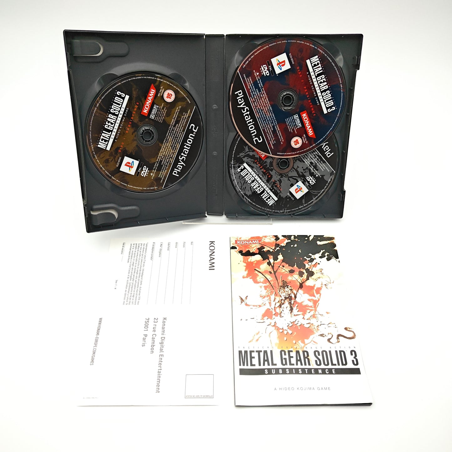 Metal Gear Solid 3 Subsistence - Playstation 2