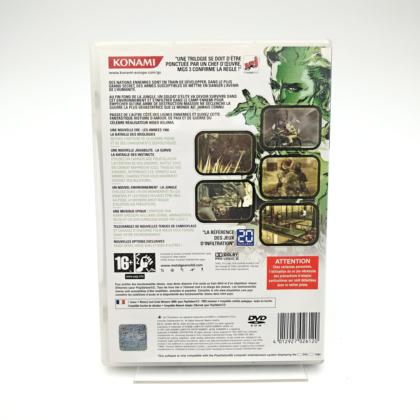 Metal Gear Solid 3 Snake Eater - Playstation 2