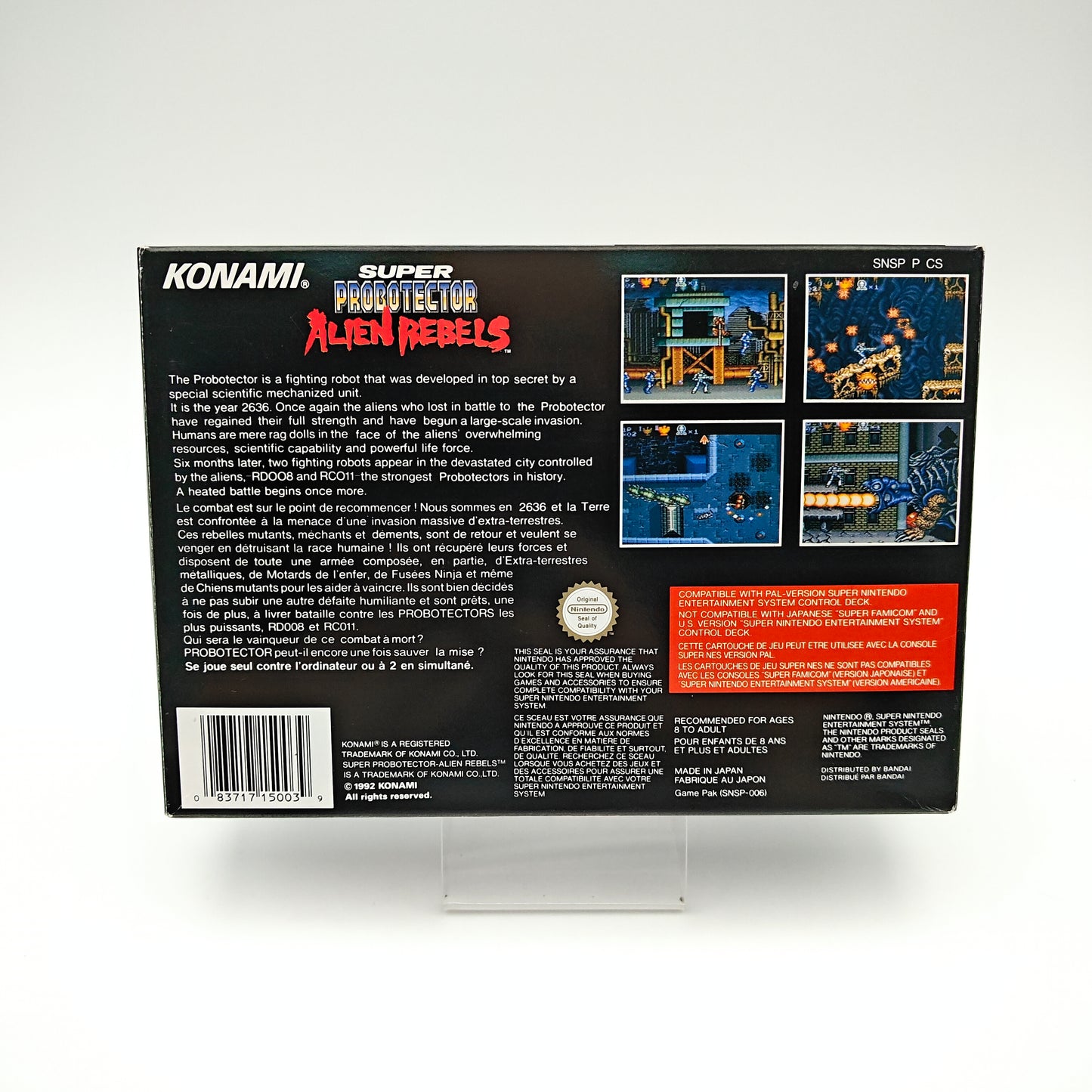 Super Probotector Alien Rebels - Super Nintendo