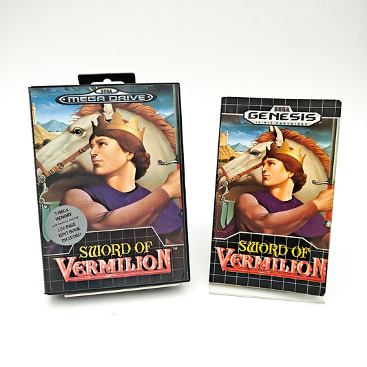 Sword of Vermilion + Guide - Mega Drive