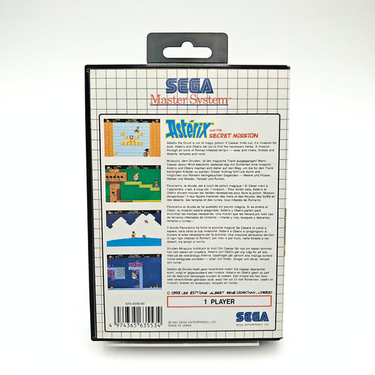 Astérix and the Secret Mission - Master System