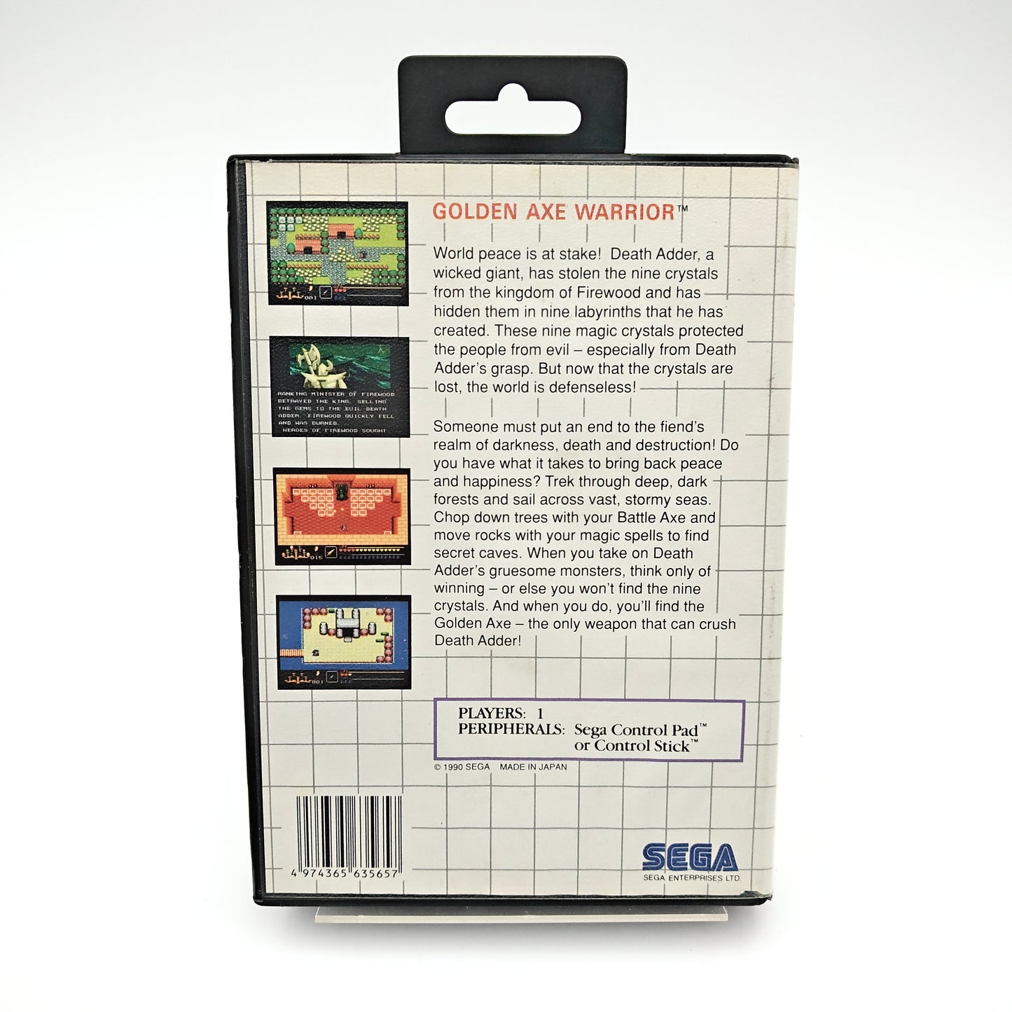 Golden Axe Warrior - Master System