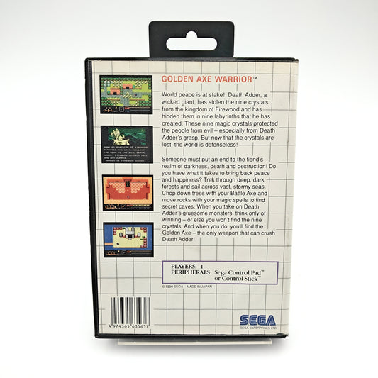Golden Axe Warrior - Master System