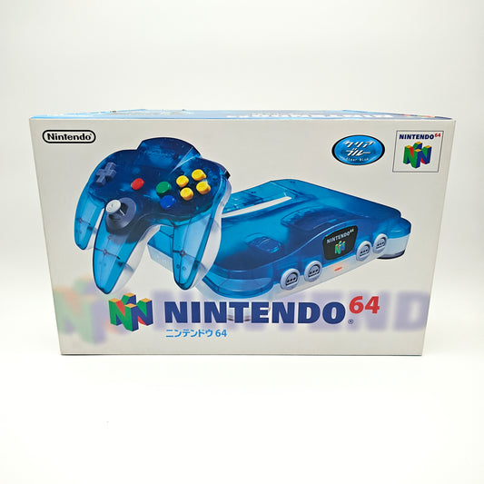 Nintendo 64 Clear Blue (édition japonaise)