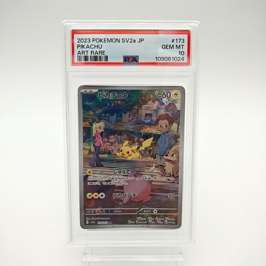 Pikachu AR (SV2a - 173/165) - PSA 10