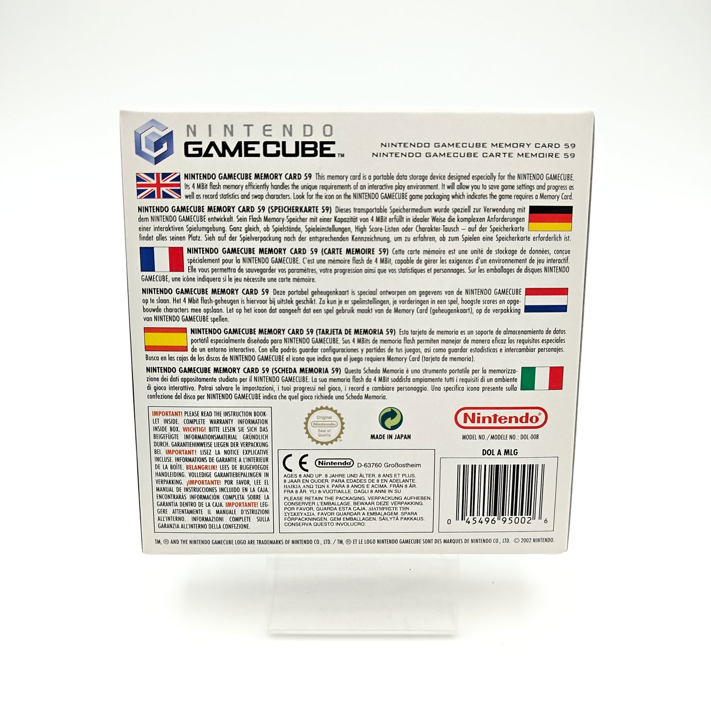 Carte Mémoire 59 Blocks - Gamecube