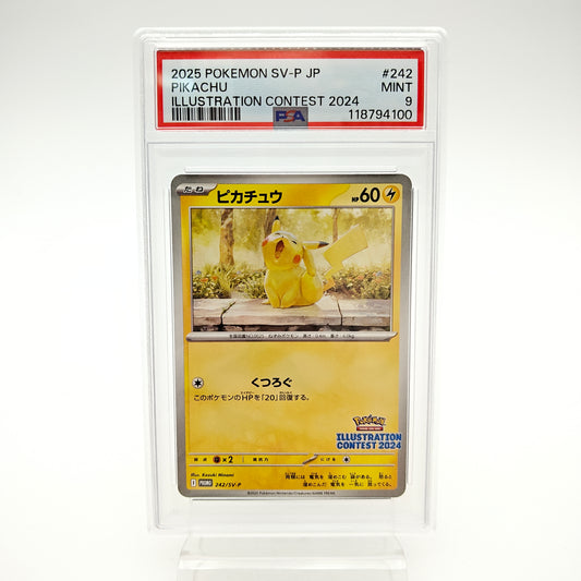 Pikachu Illustration Contest 2024 (SVP - 242) - PSA 9
