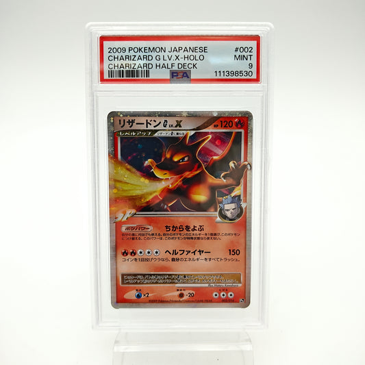 Charizard LV X (PTC - 002/016) - PSA 9