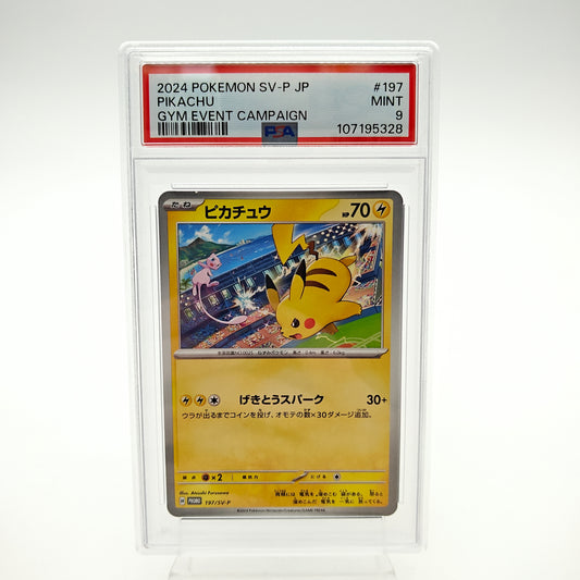 Pikachu Gym Event (SVP - 197) - PSA 9