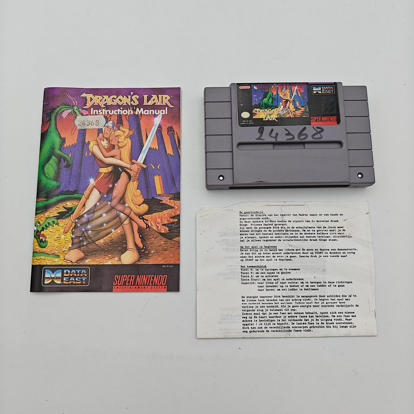 Dragon's Lair - Super Nintendo