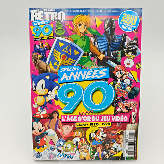 GAMER RETRO SPECIAL ANNEES 90 - MAGAZINE JEUX VIDEO
