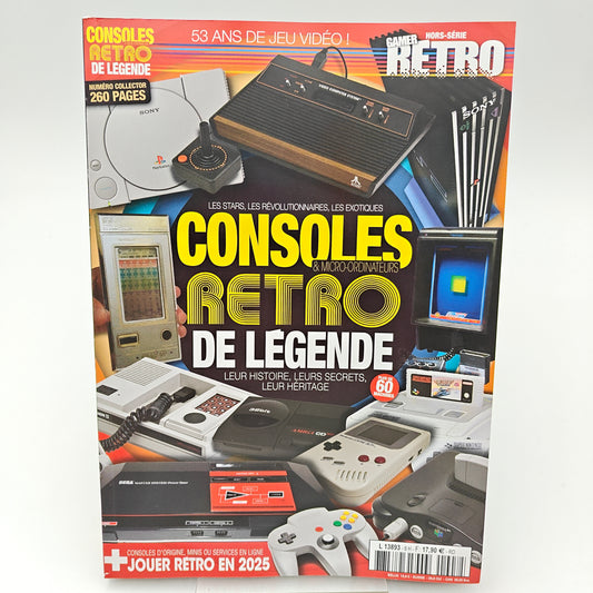 GAMER RETRO CONSOLES RETRO DE LEGENDE - MAGAZINE JEUX VIDEO