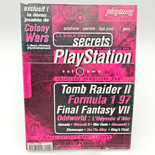 PLAYMAG LA BIBLE DES SECRETS DES JEUX VIDEO SUR PLAYSTATION VOLUME 6 - MAGAZINE JEUX VIDEO