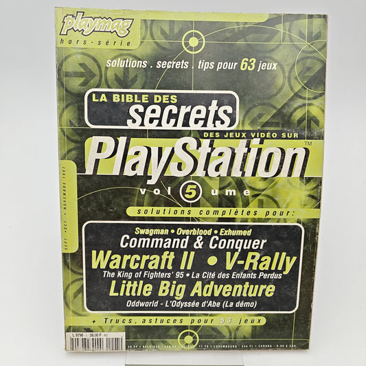 PLAYMAG LA BIBLE DES SECRETS DES JEUX VIDEO SUR PLAYSTATION VOLUME 5 - MAGAZINE JEUX VIDEO