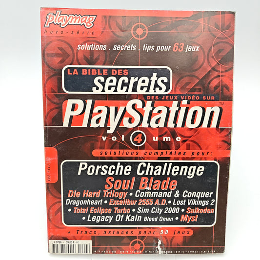 PLAYMAG LA BIBLE DES SECRETS DES JEUX VIDEO SUR PLAYSTATION VOLUME 4 - MAGAZINE JEUX VIDEO