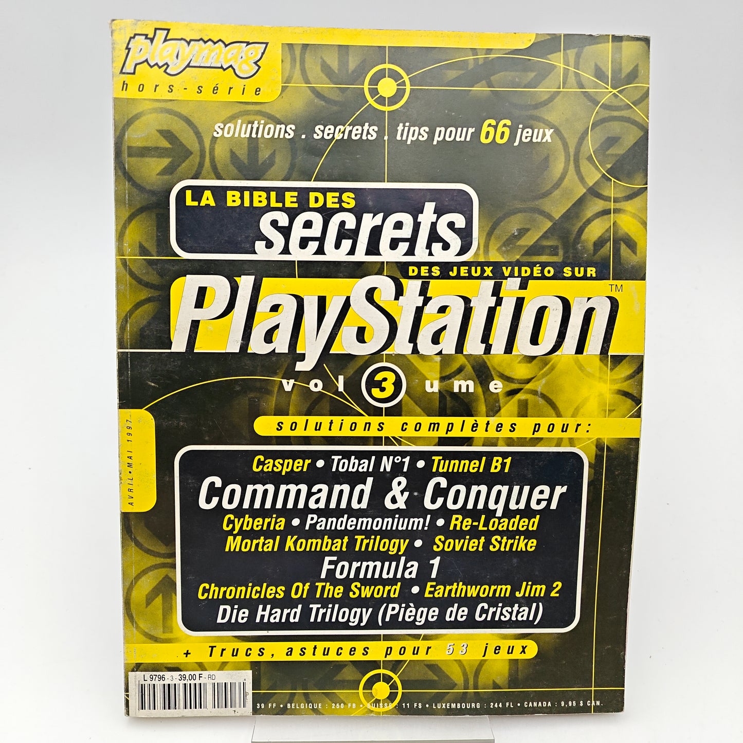 PLAYMAG LA BIBLE DES SECRETS DES JEUX VIDEO SUR PLAYSTATION VOLUME 3 - MAGAZINE JEUX VIDEO