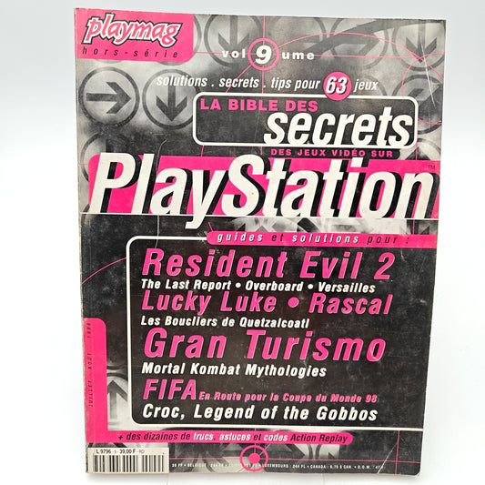 PLAYMAG LA BIBLE DES SECRETS DES JEUX VIDEO SUR PLAYSTATION VOLUME 9 - MAGAZINE JEUX VIDEO
