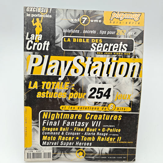 PLAYMAG LA BIBLE DES SECRETS DES JEUX VIDEO SUR PLAYSTATION VOLUME 7 - MAGAZINE JEUX VIDEO