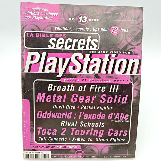 PLAYMAG LA BIBLE DES SECRETS DES JEUX VIDEO SUR PLAYSTATION VOLUME 13 - MAGAZINE JEUX VIDEO