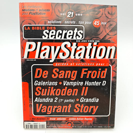 PLAYMAG LA BIBLE DES SECRETS DES JEUX VIDEO SUR PLAYSTATION VOLUME 21 - MAGAZINE JEUX VIDEO