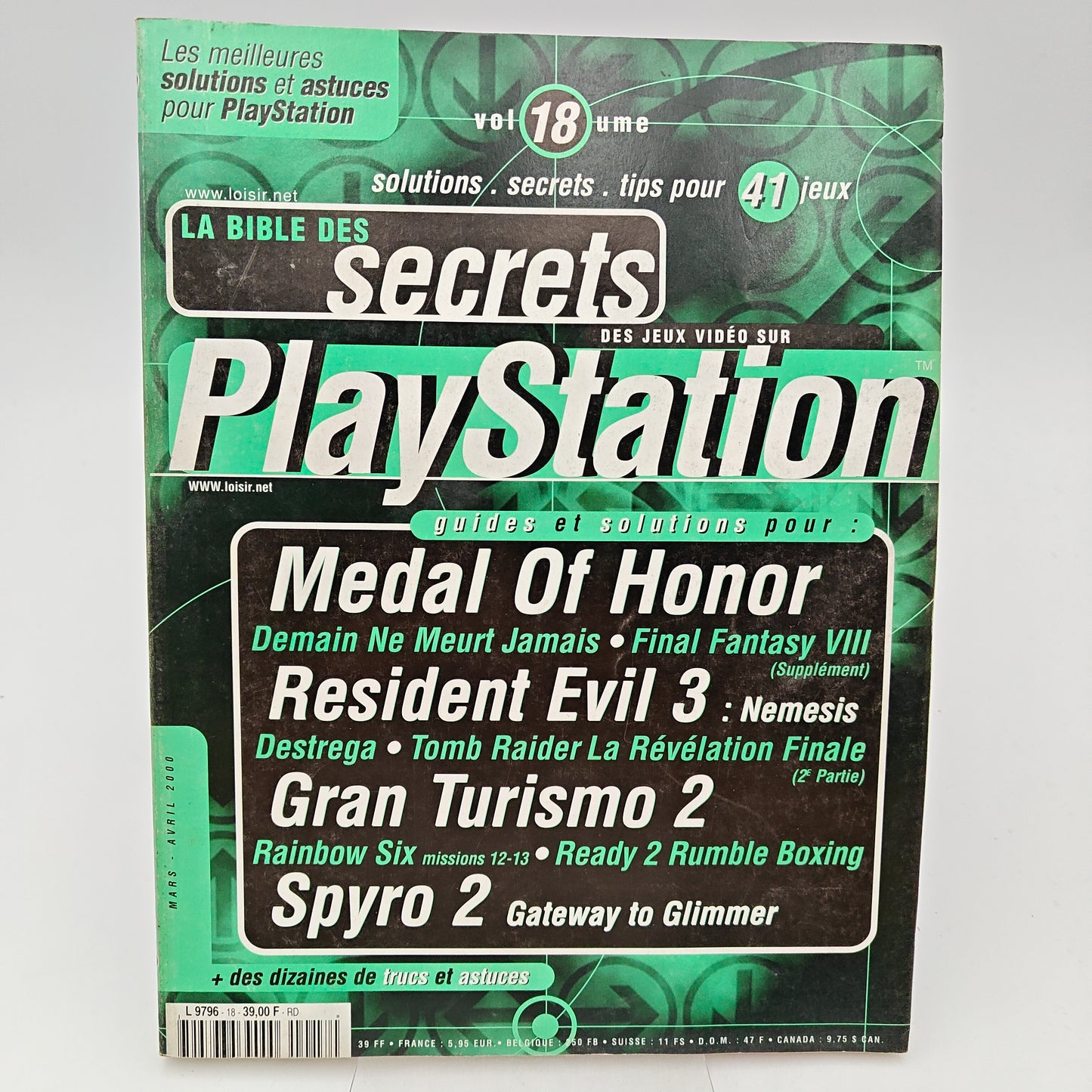 PLAYMAG LA BIBLE DES SECRETS DES JEUX VIDEO SUR PLAYSTATION VOLUME 18 - MAGAZINE JEUX VIDEO