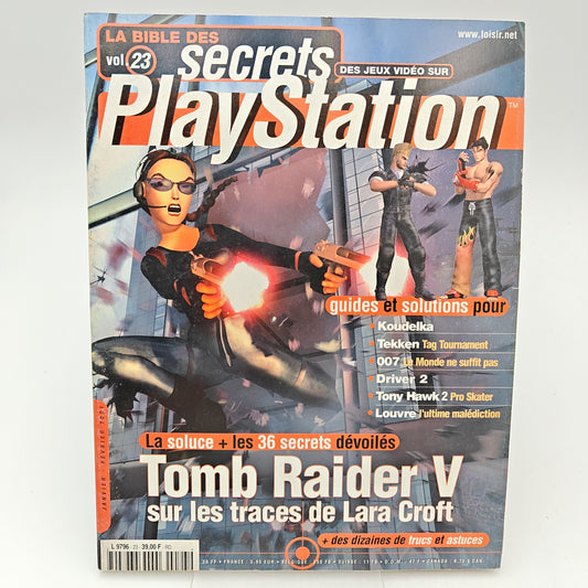 PLAYMAG LA BIBLE DES SECRETS DES JEUX VIDEO SUR PLAYSTATION VOLUME 23 - MAGAZINE JEUX VIDEO