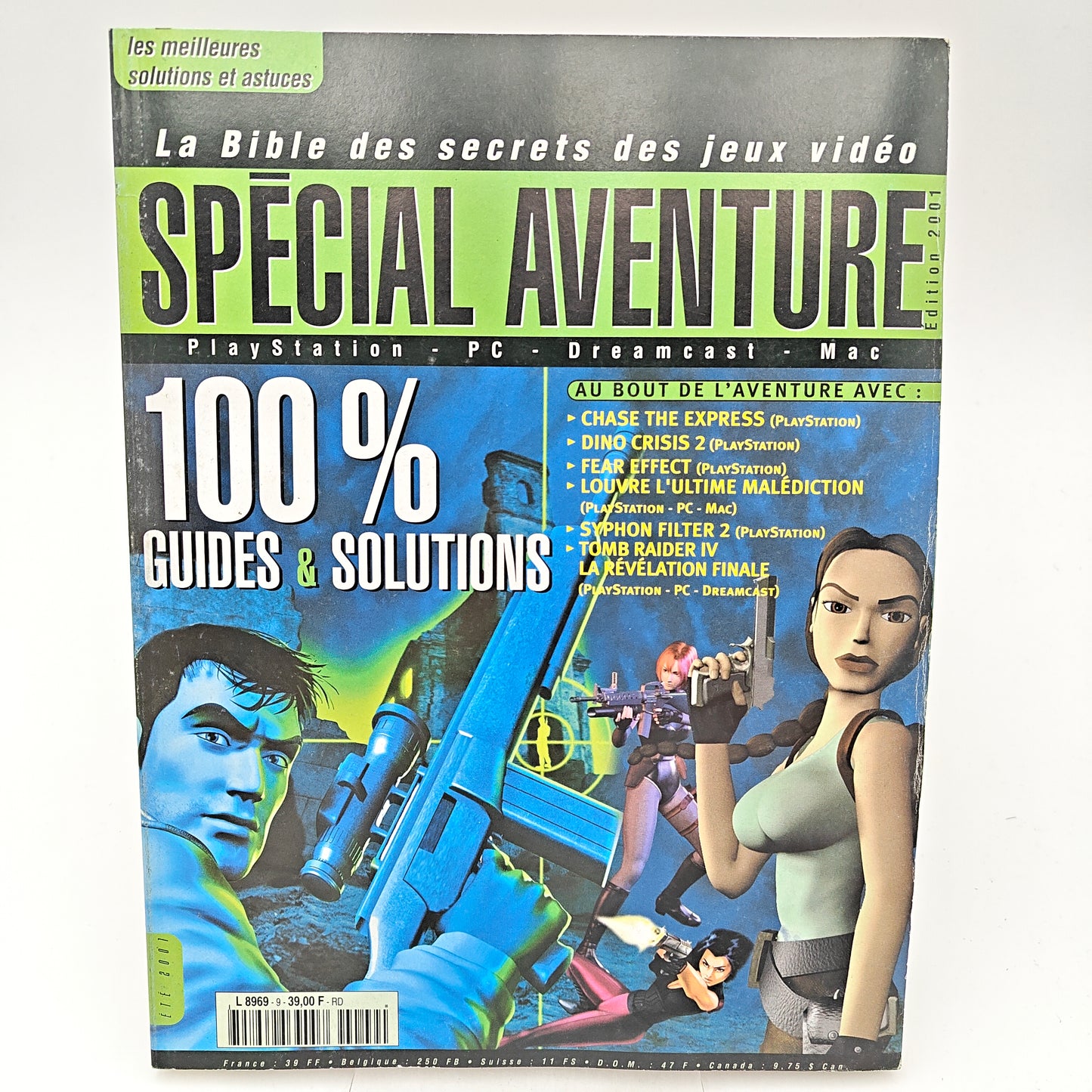 LA BIBLE DES SECRETS HORS SERIE SPECIAL AVENTURE EDITION 2001 - MAGAZINE JEUX VIDEO