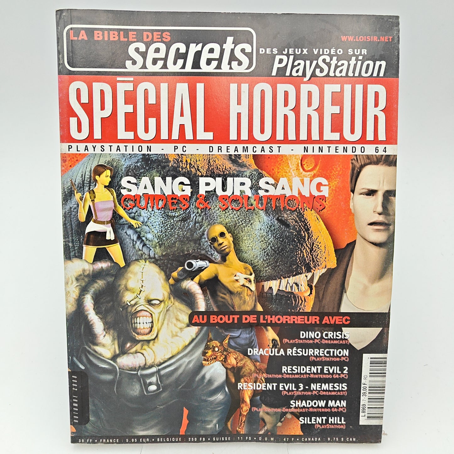 LA BIBLE DES SECRETS HORS SERIE SPECIAL HOREUR - MAGAZINE JEUX VIDEO