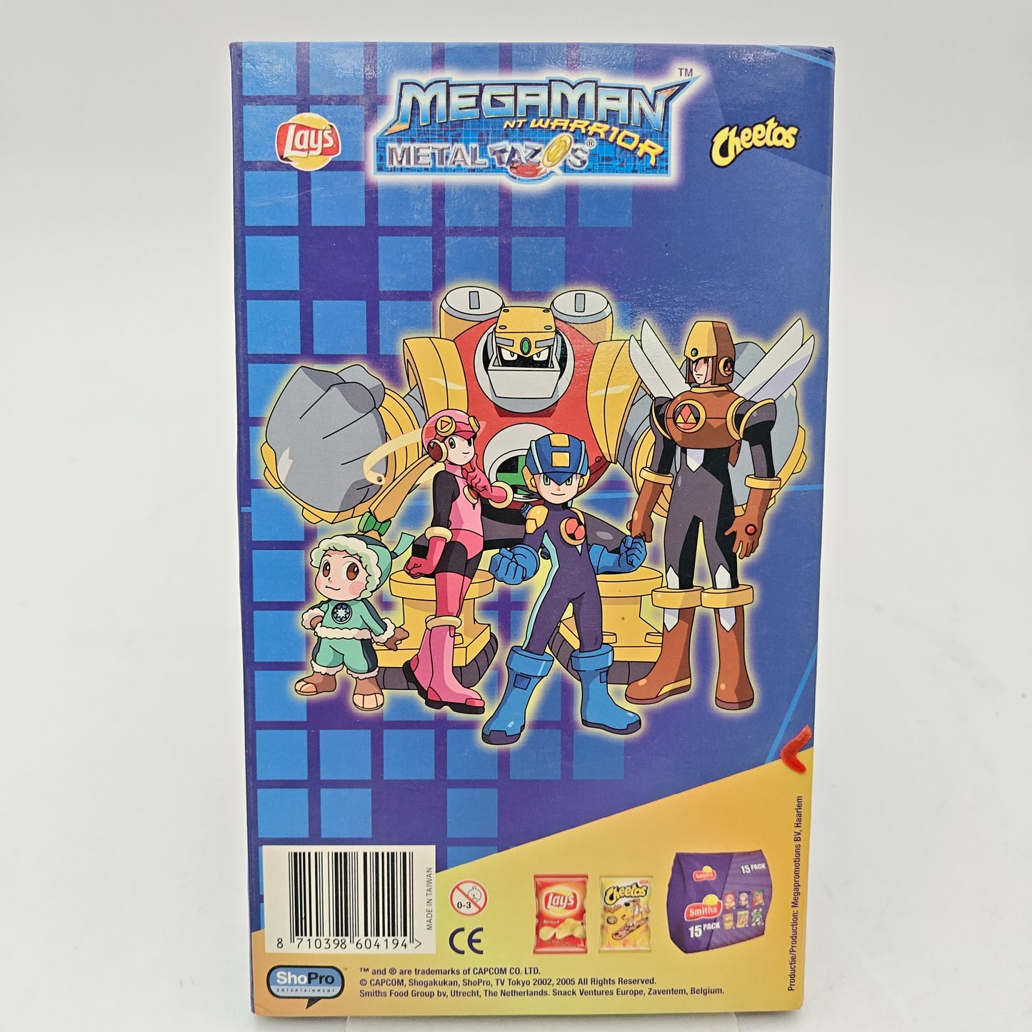 MEGAMAN NT WARRIOR METAL TAZOS