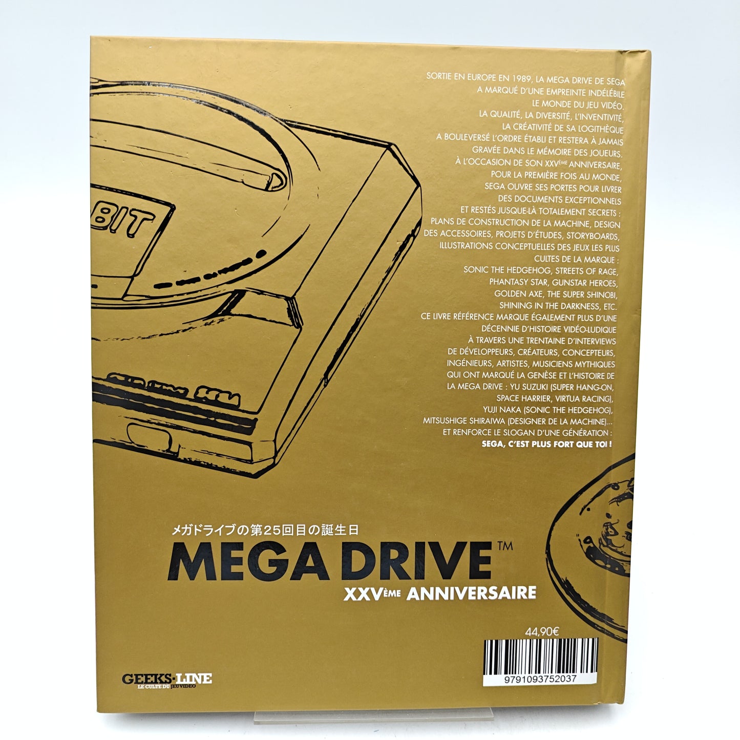 MEGA DRIVE 25 EME ANNIVERSAIRE - LIVRE
