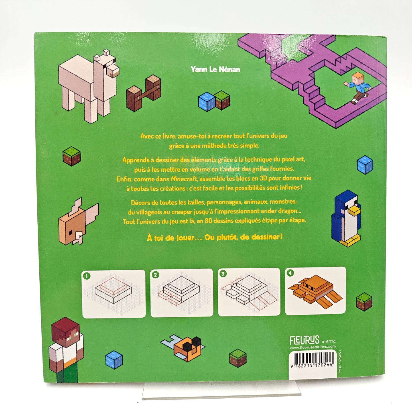 JE DESSINE L'UNIVERS DE MINECRAFT - LIVRE