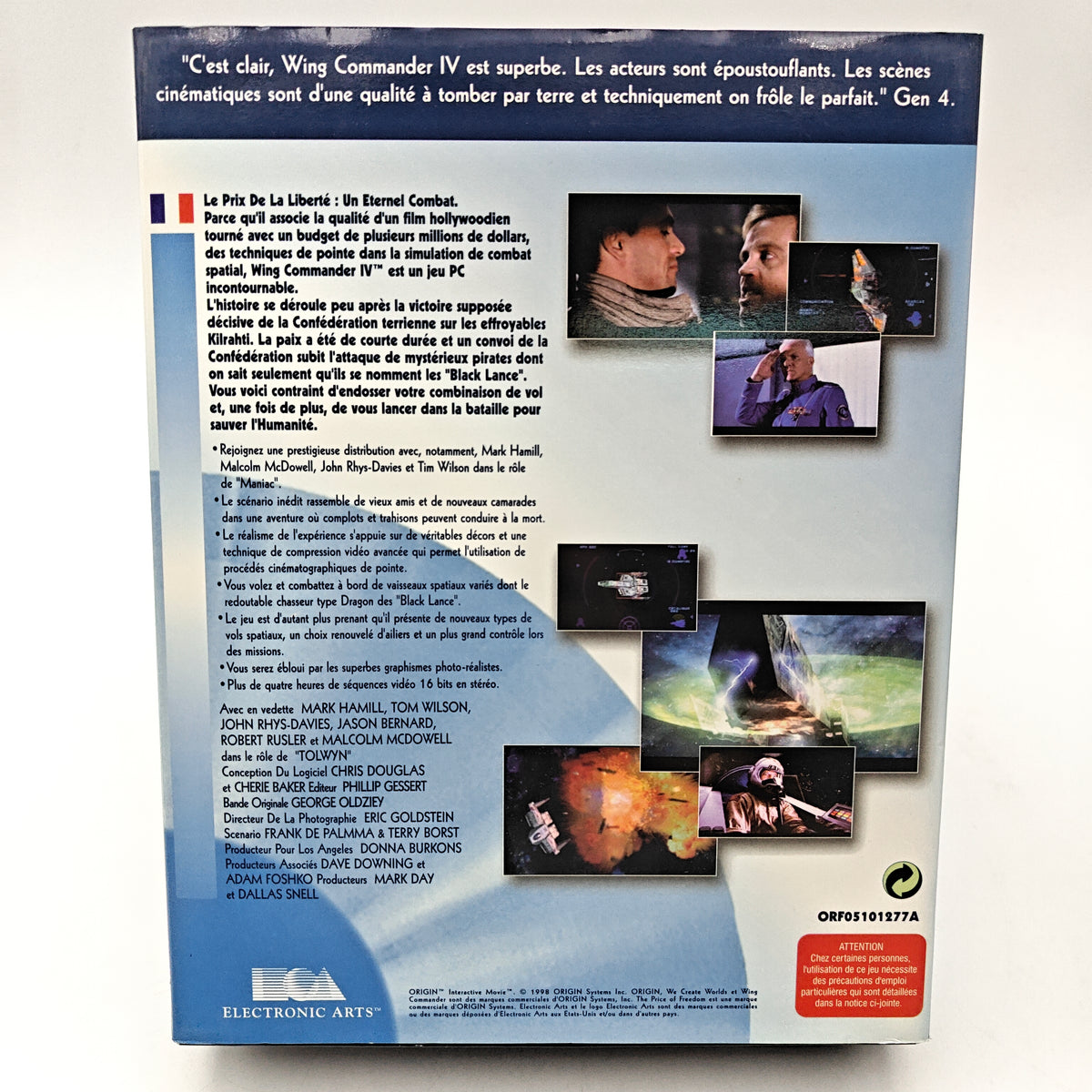 WING COMMANDER IV: THE PRICE OF FREEDOM - PC BIG BOX