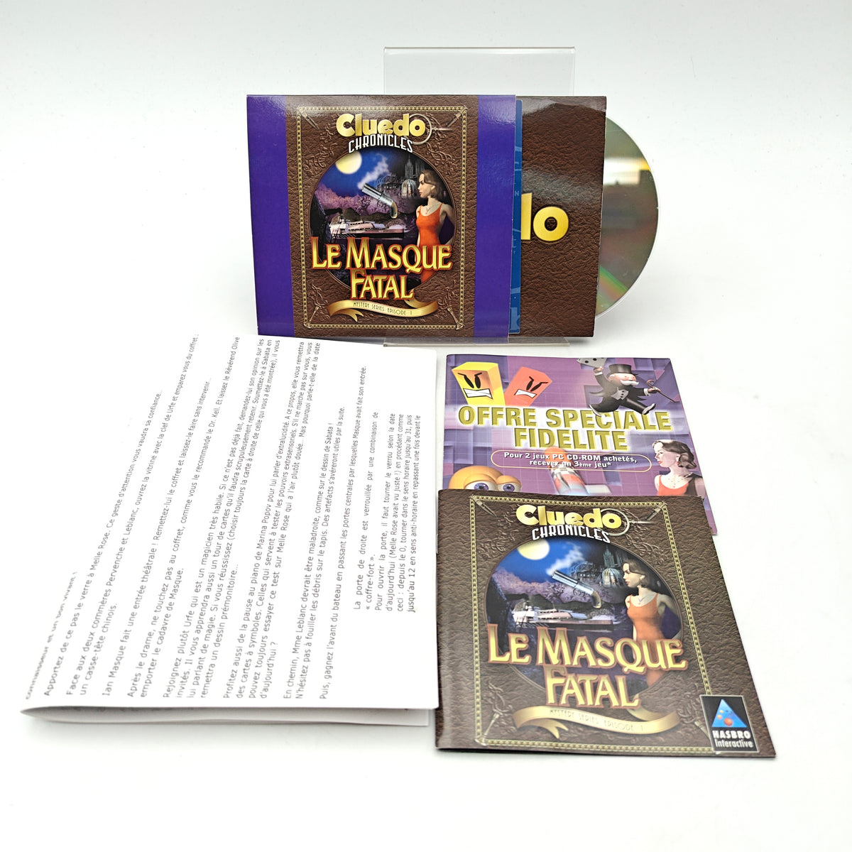 CLUEDO LE MASQUE FATAL - PC BIG BOX