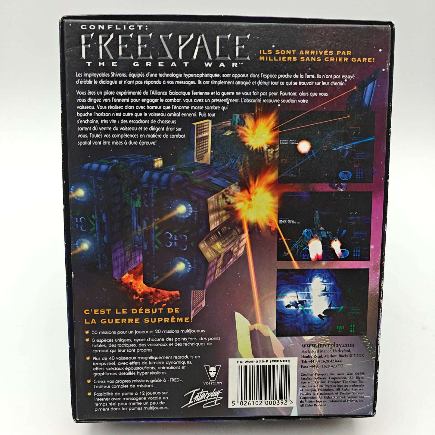 CONFLICT: FREESPACE – THE GREAT WAR - PC BIG BOX