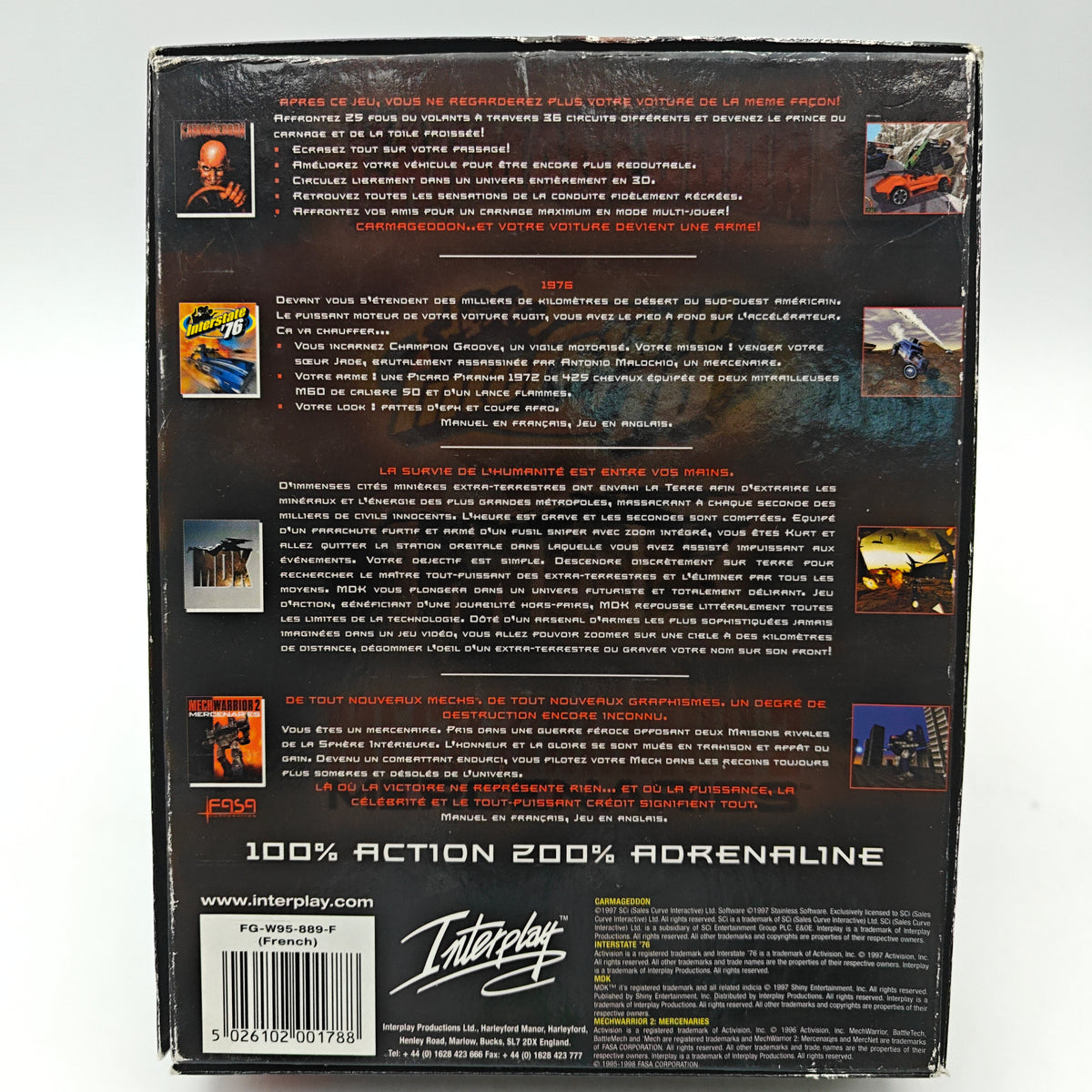ACTION HALL OF FAME - PC BIG BOX