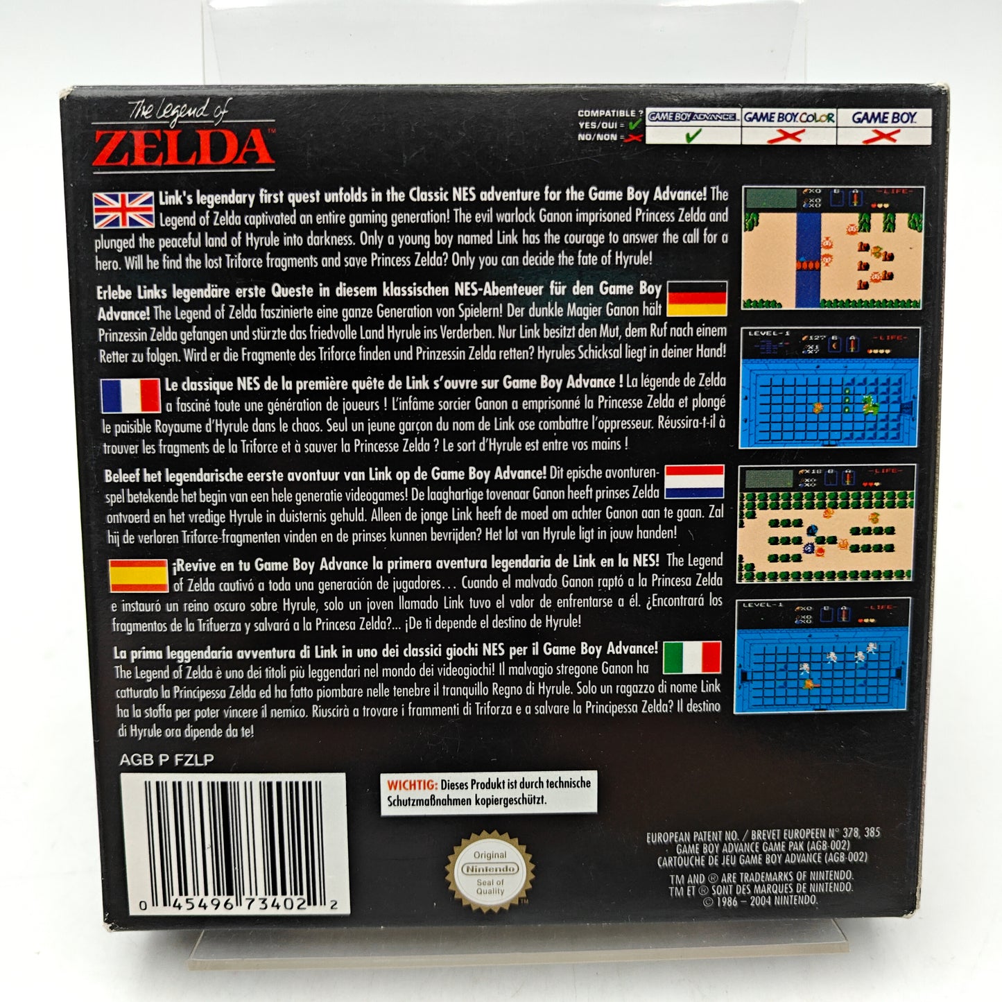 THE LEGEND OF ZELDA (NES CLASSICS - GBA) - GAMEBOY ADVANCE