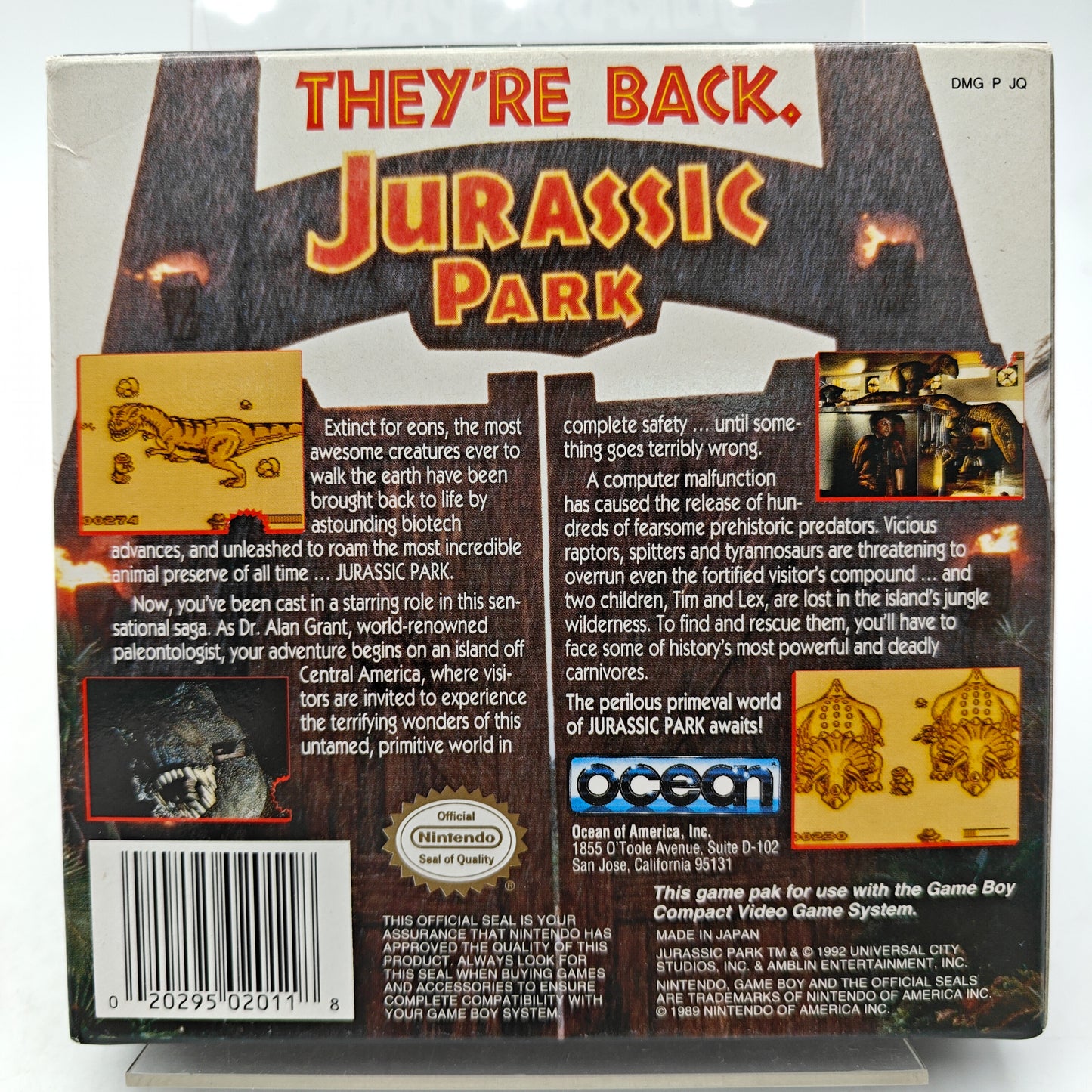 JURASSIC PARK - GAMEBOY