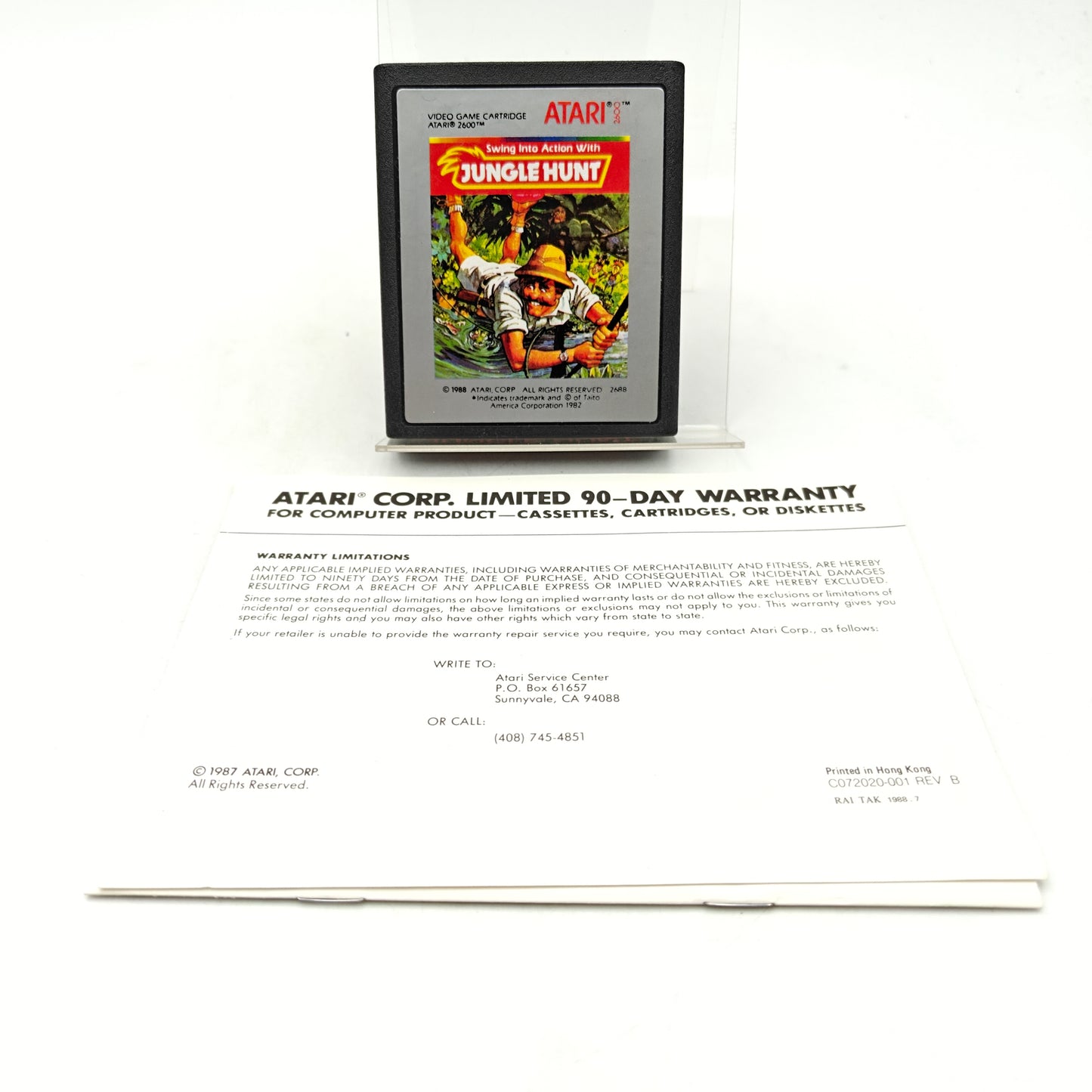 JUNGLE HUNT - ATARI 2600