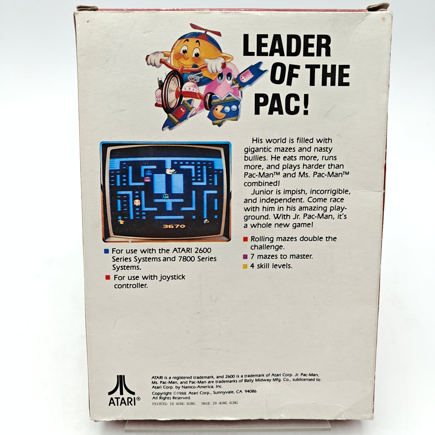 JR. PAC-MAN - ATARI 2600