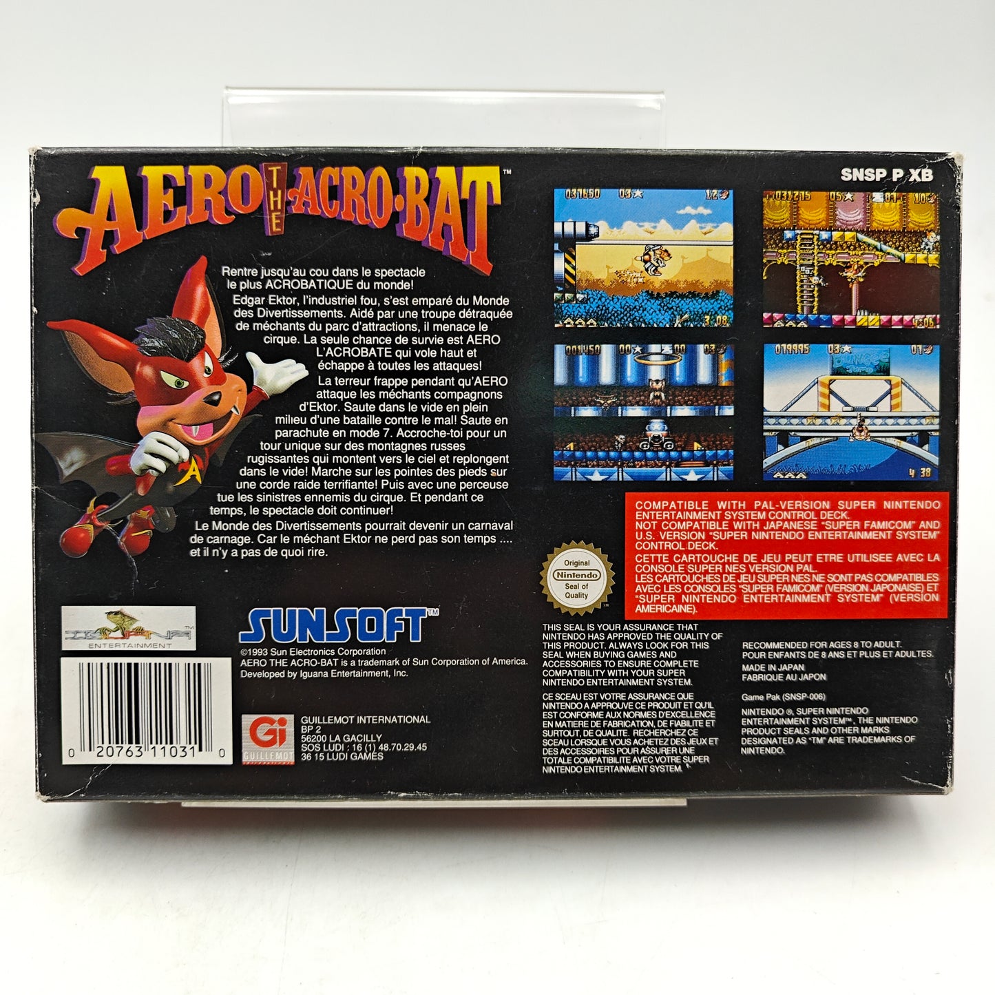 AERO THE ACRO-BAT - SUPER NINTENDO