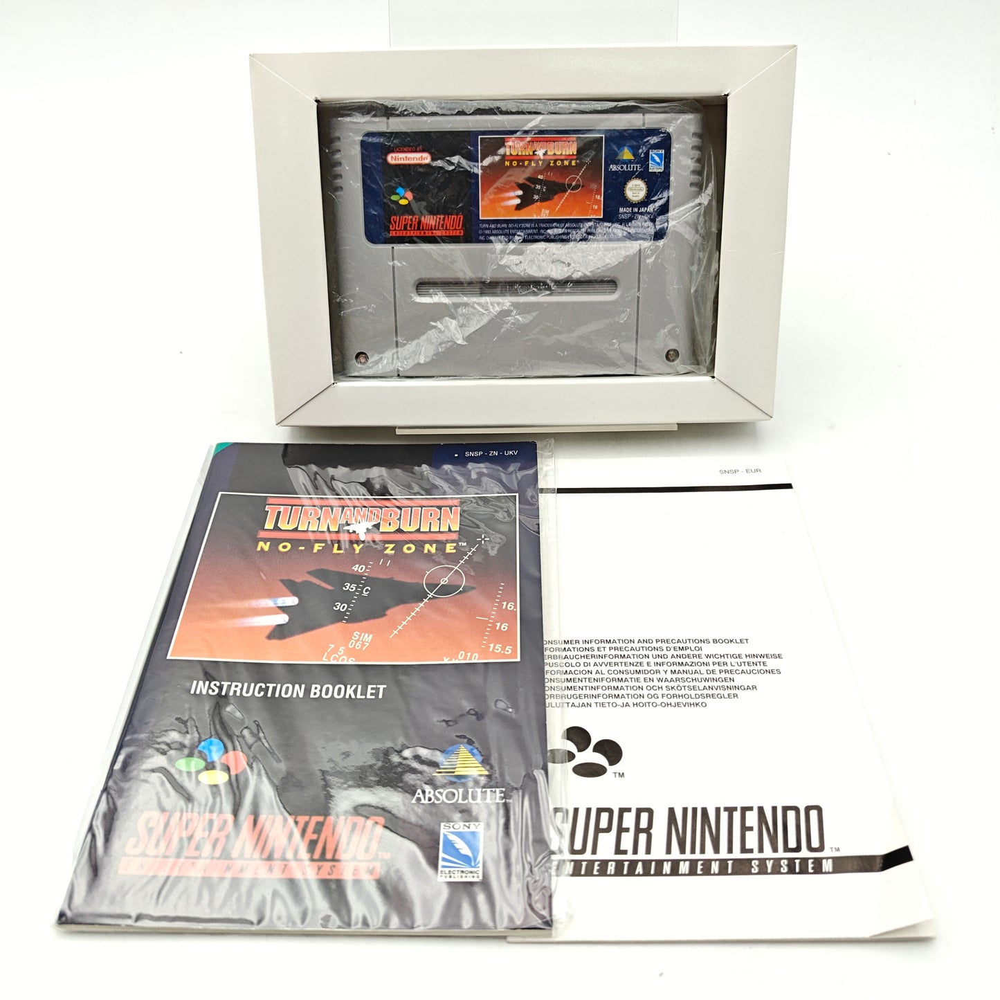 TURN AND BURN: NO-FLY ZONE - SUPER NINTENDO