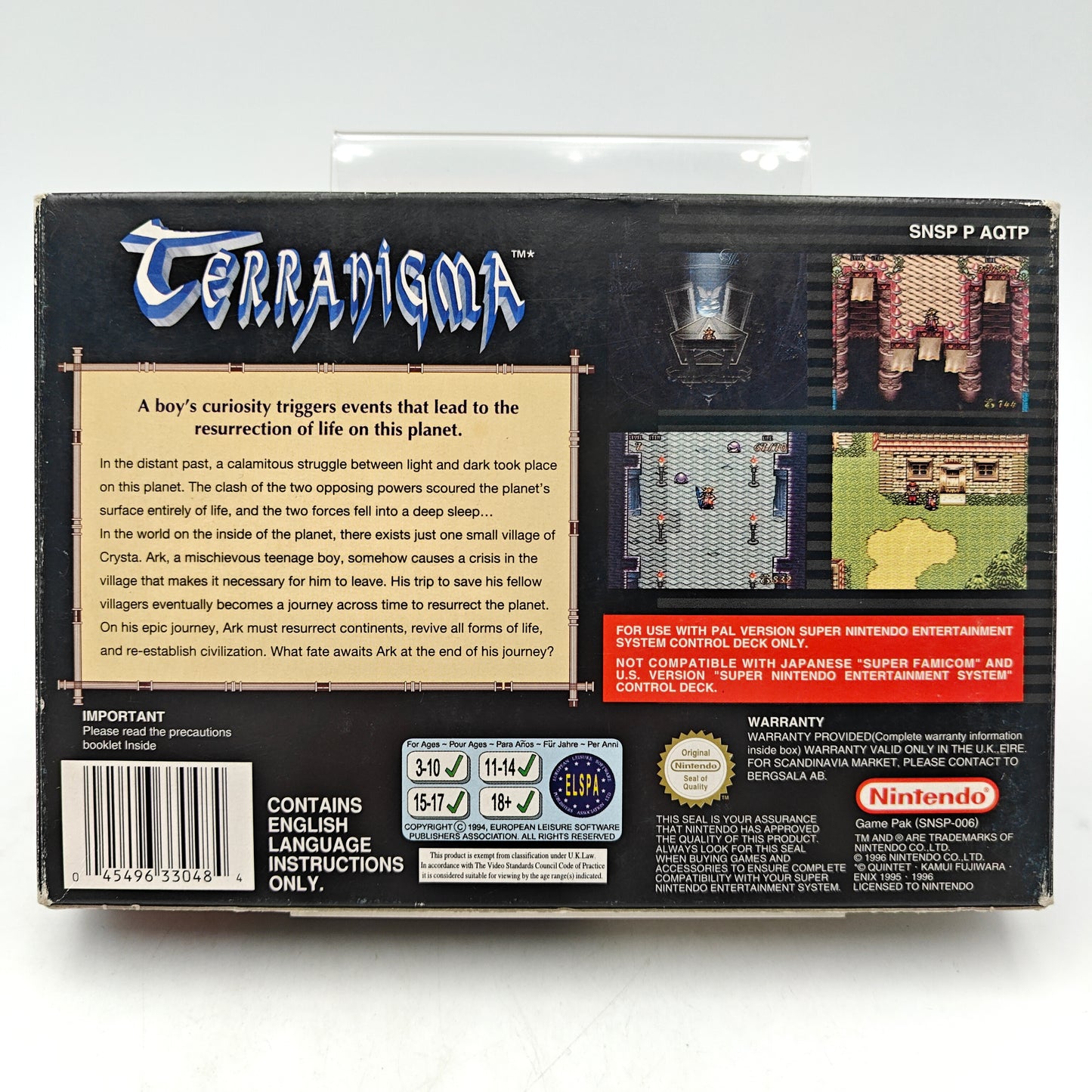TERRANIGMA - SUPER NINTENDO