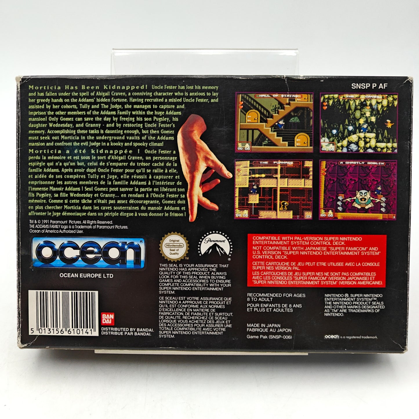 THE ADDAMS FAMILY - SUPER NINTENDO